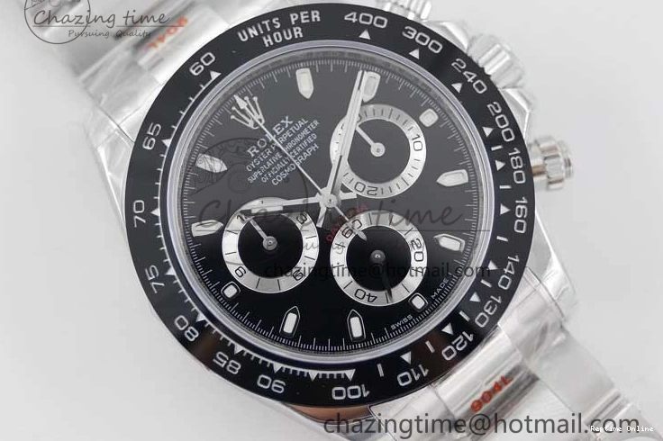 0420 Daytona 116500 SS TWF 1:1 Best Edition 904L Steel Black Dial on SS Bracelet A EasyCare 2407
